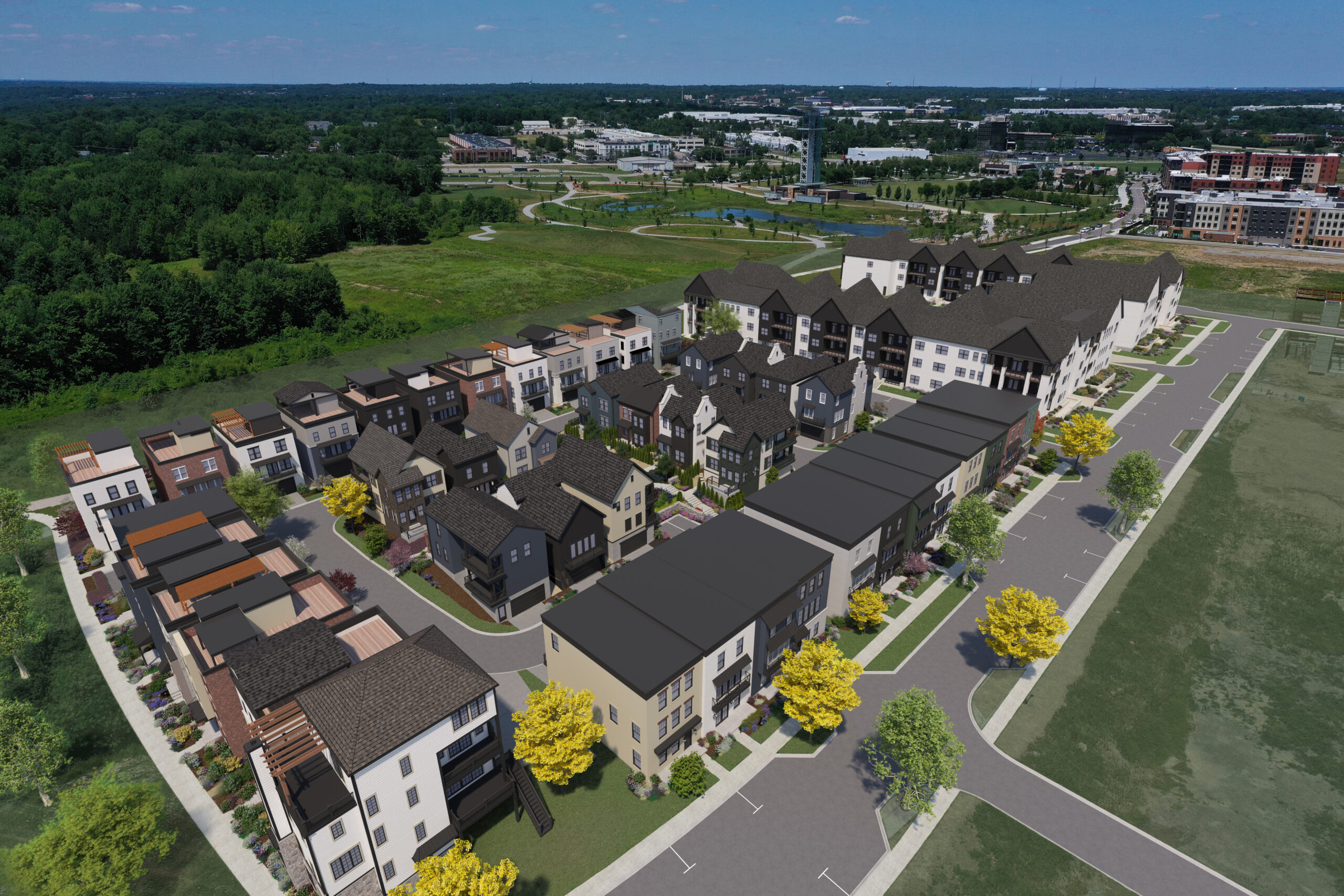 Aerial Condo View Arabella at Summit Park