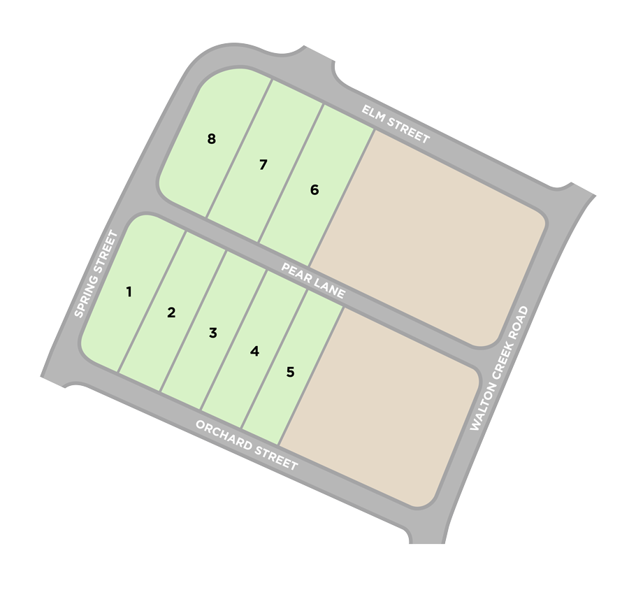 Reserves at Walton Creel site map