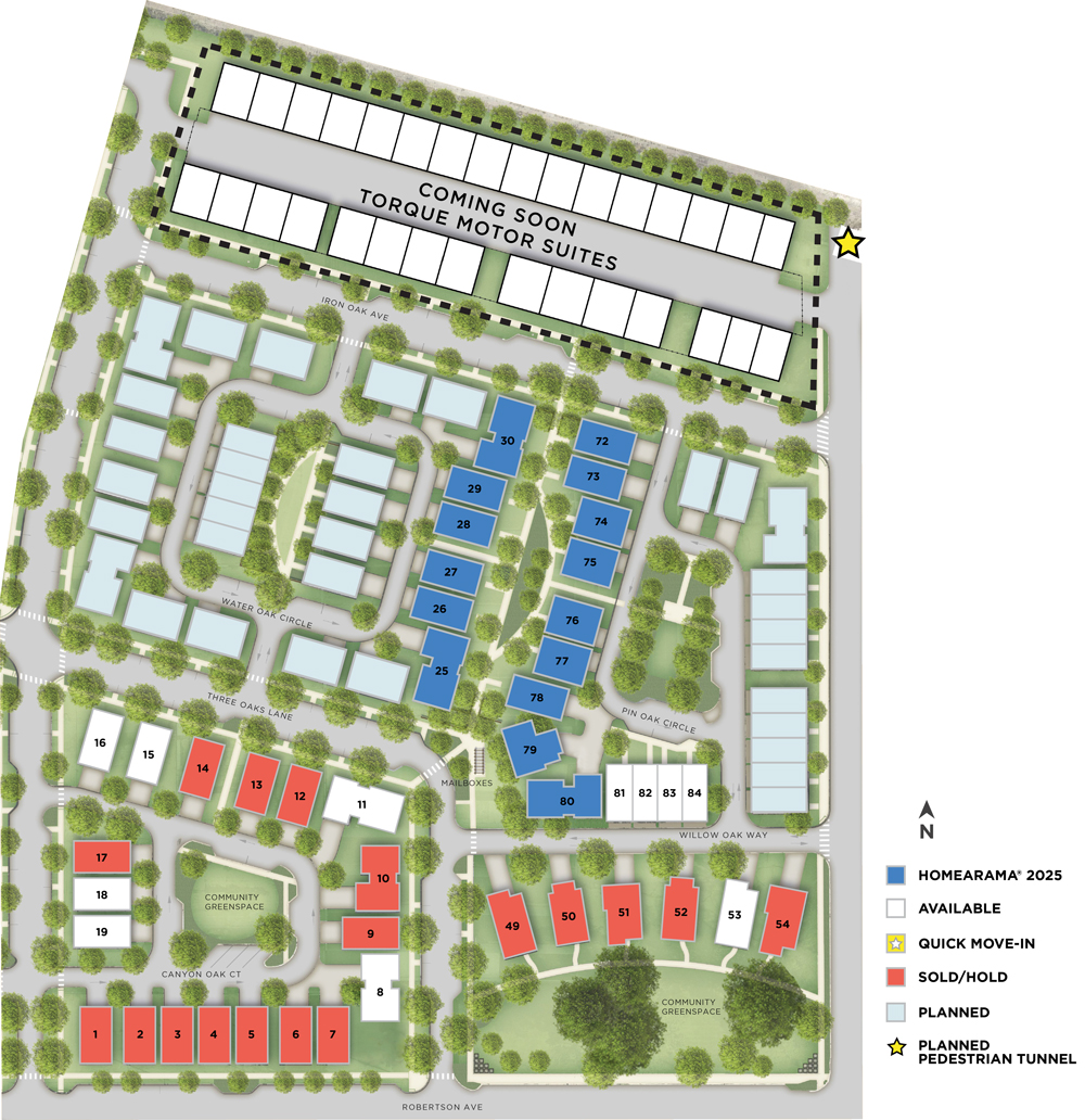 Foundry Park Site Map